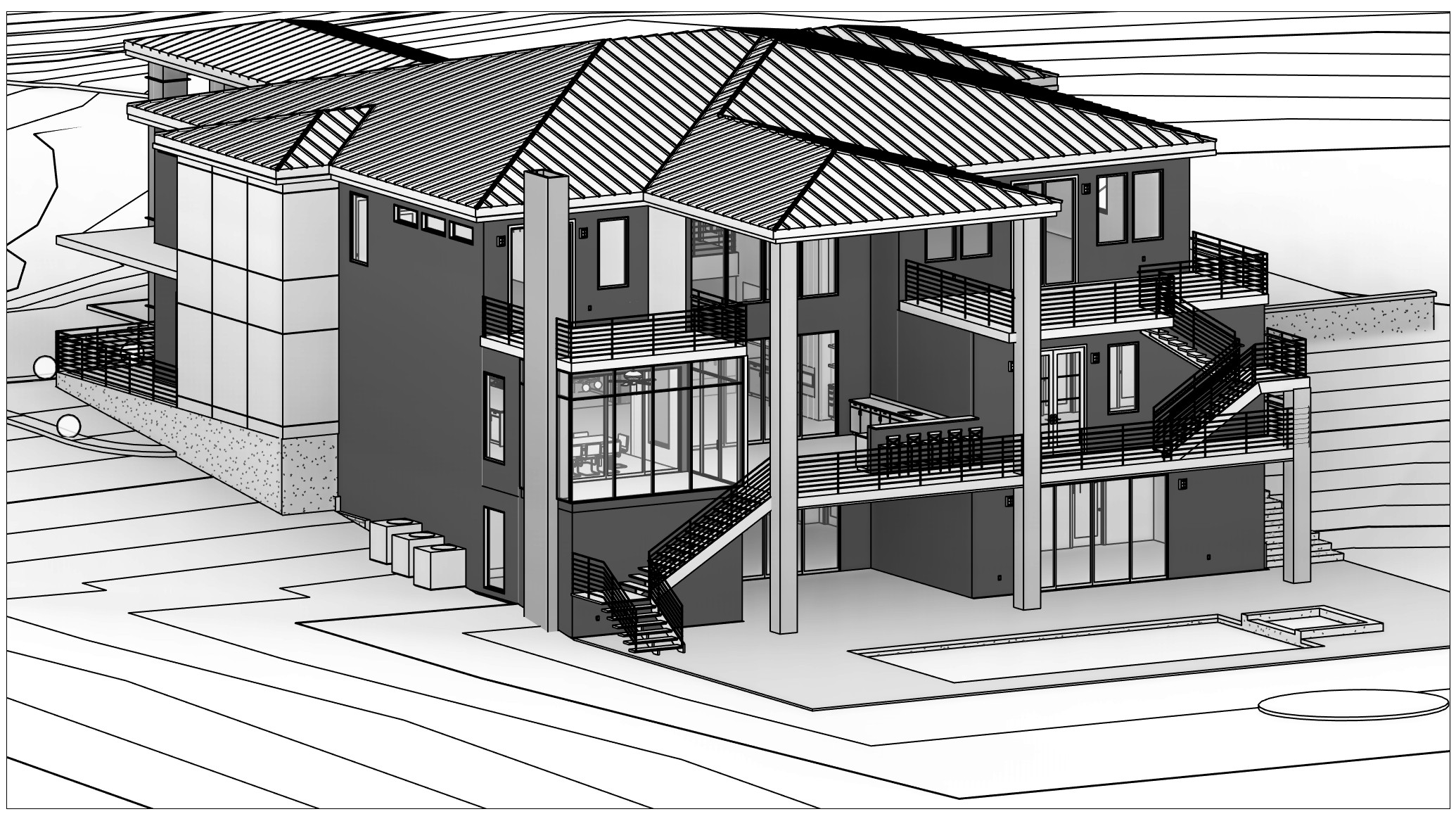 Paragon Estates 3D aerial